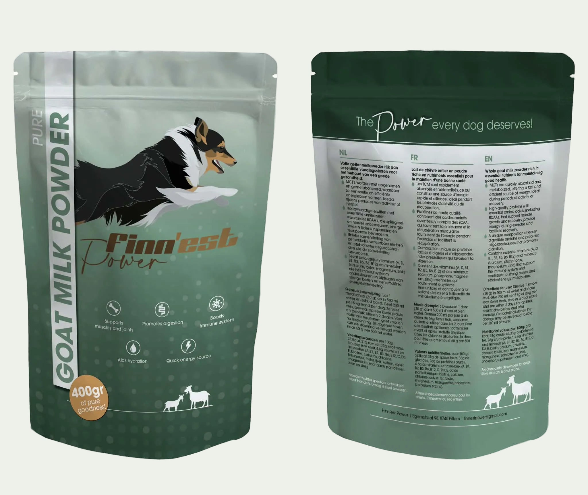 🐾Finn'est Power - Geitenmelk 400 gram
