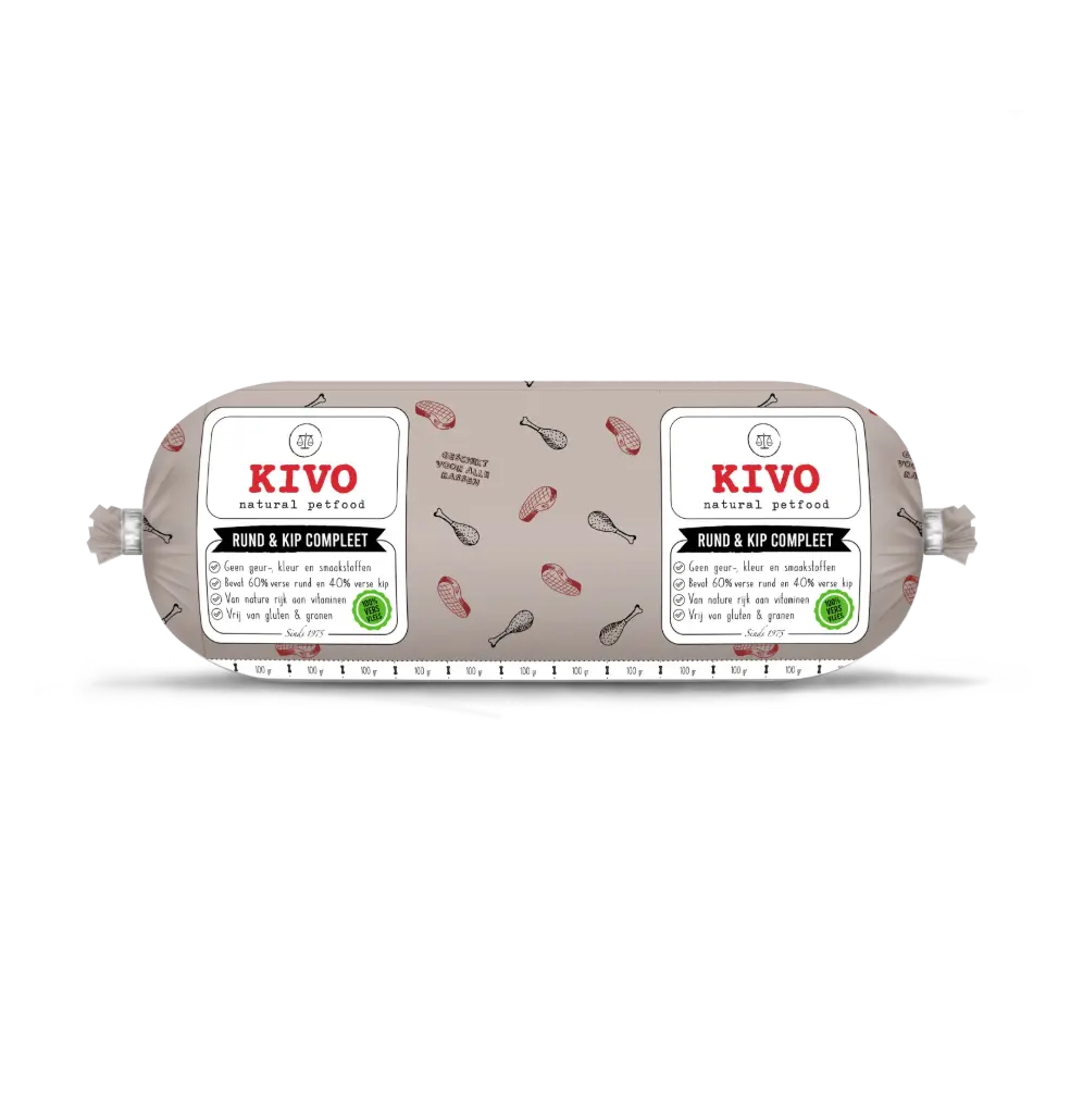 🐾Kivo - Rund & Kip compleet 1kg