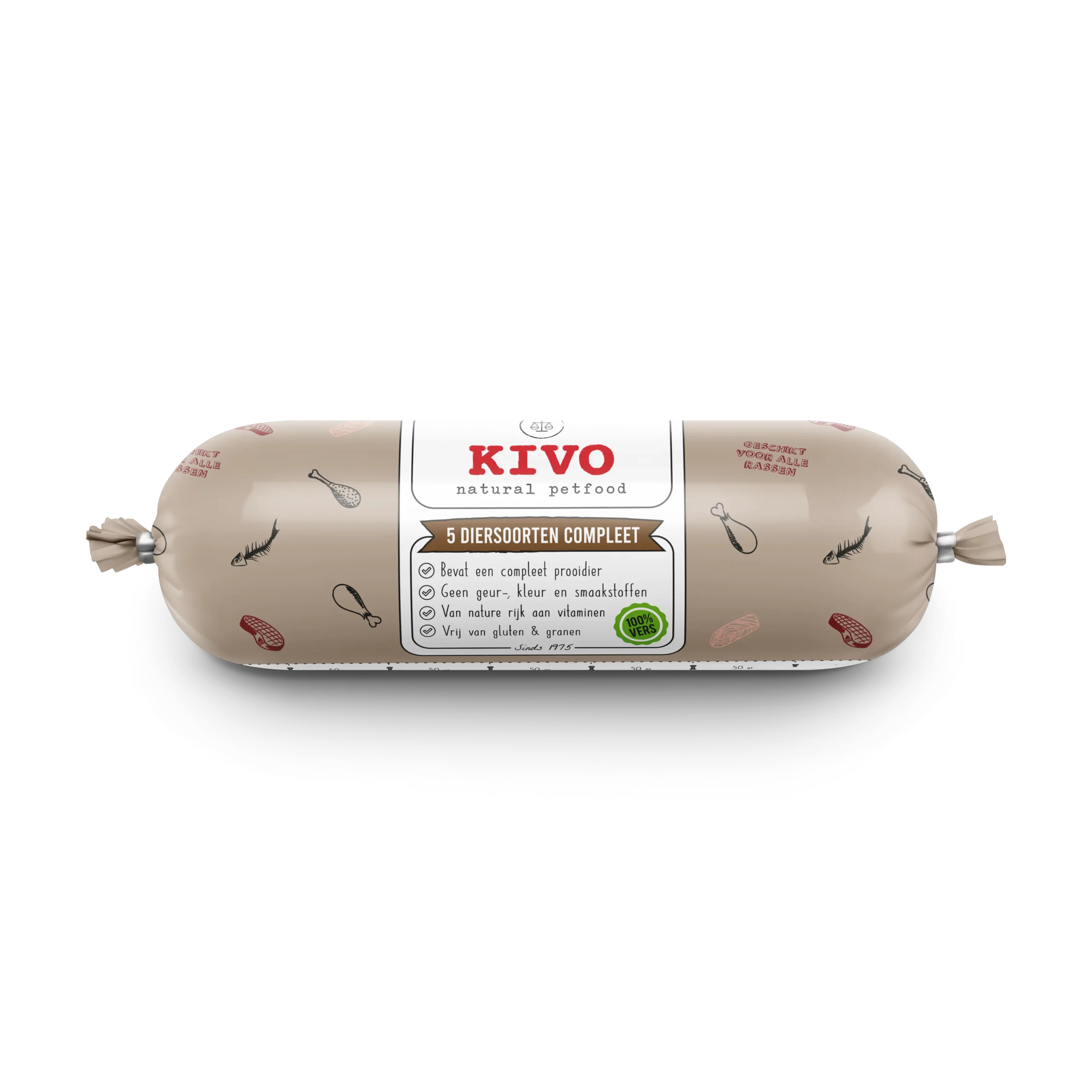 🐾 Kivo - 5 diersoorten compleet 1kg
