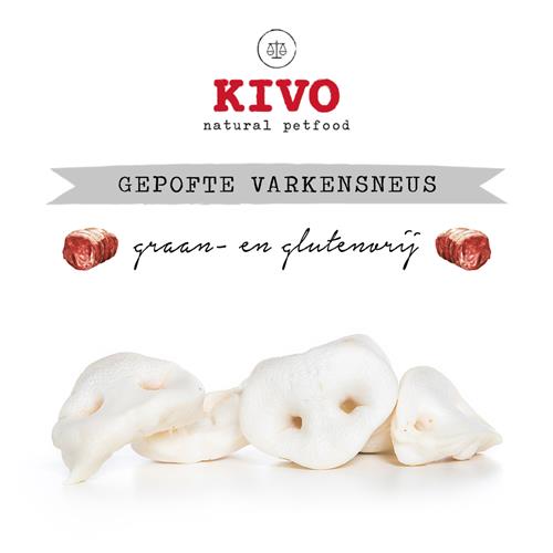 🐾Kivo - Gepofte varkensneuzen honing 5 stuks