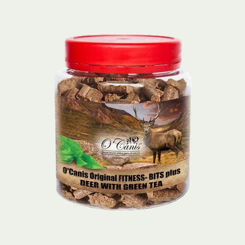 🐾O'Canis Fitness bits - Hert met groene thee 400 gram